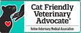 Feline Veterinary Medical Association cat friendly advocate badge